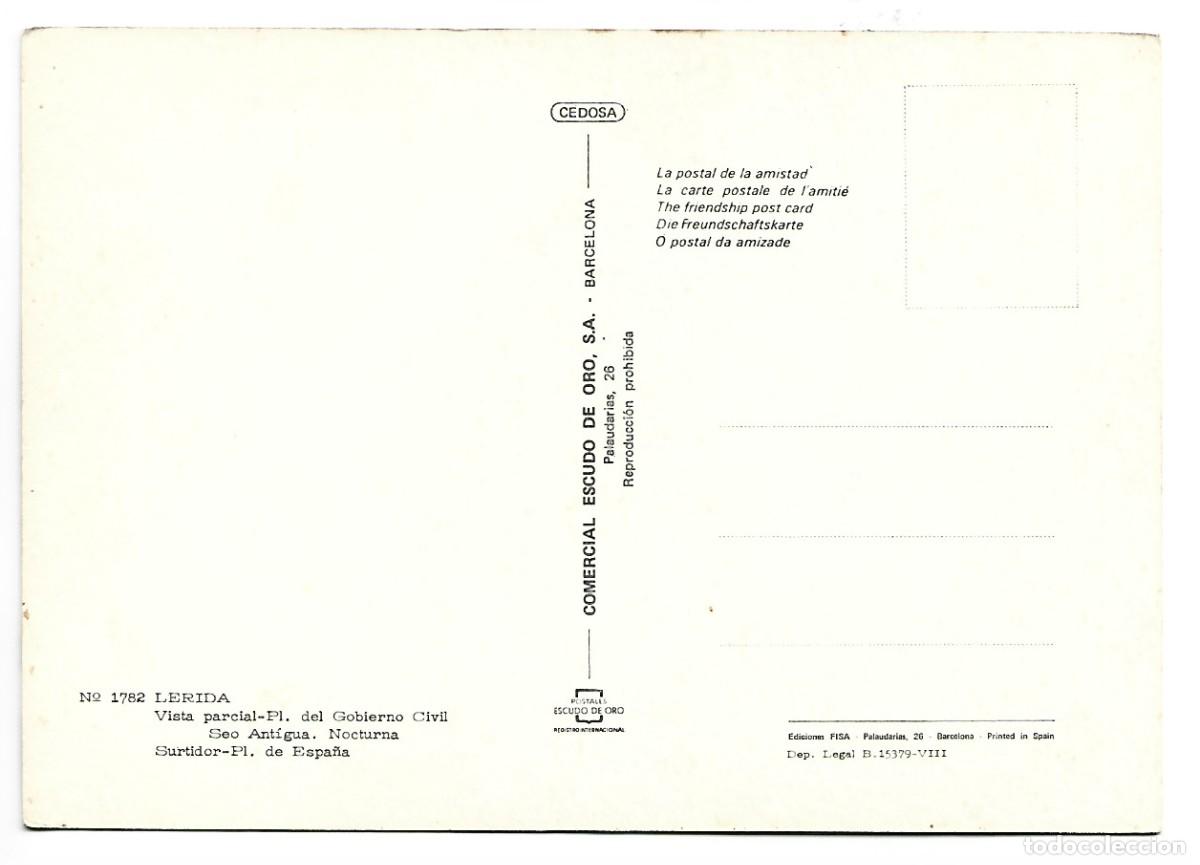 Postales: RECUERDO DE LERIDAONA / LLEIDA - Foto 2