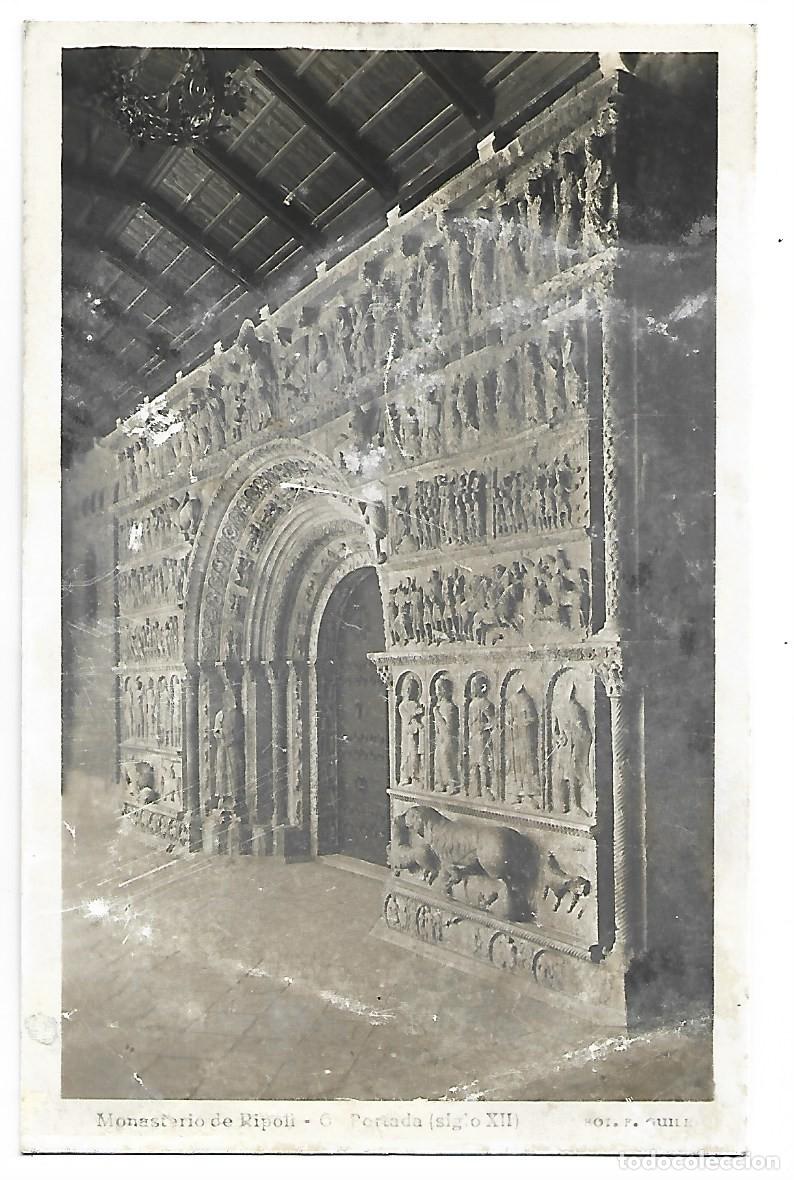 Postales: PORTADA.- MONASTERIO DE RIPOLL - Foto 1