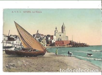 Postales: ANTIGUA POSTAL ATV 1 SITGES LA ,RIBERA - Foto 1