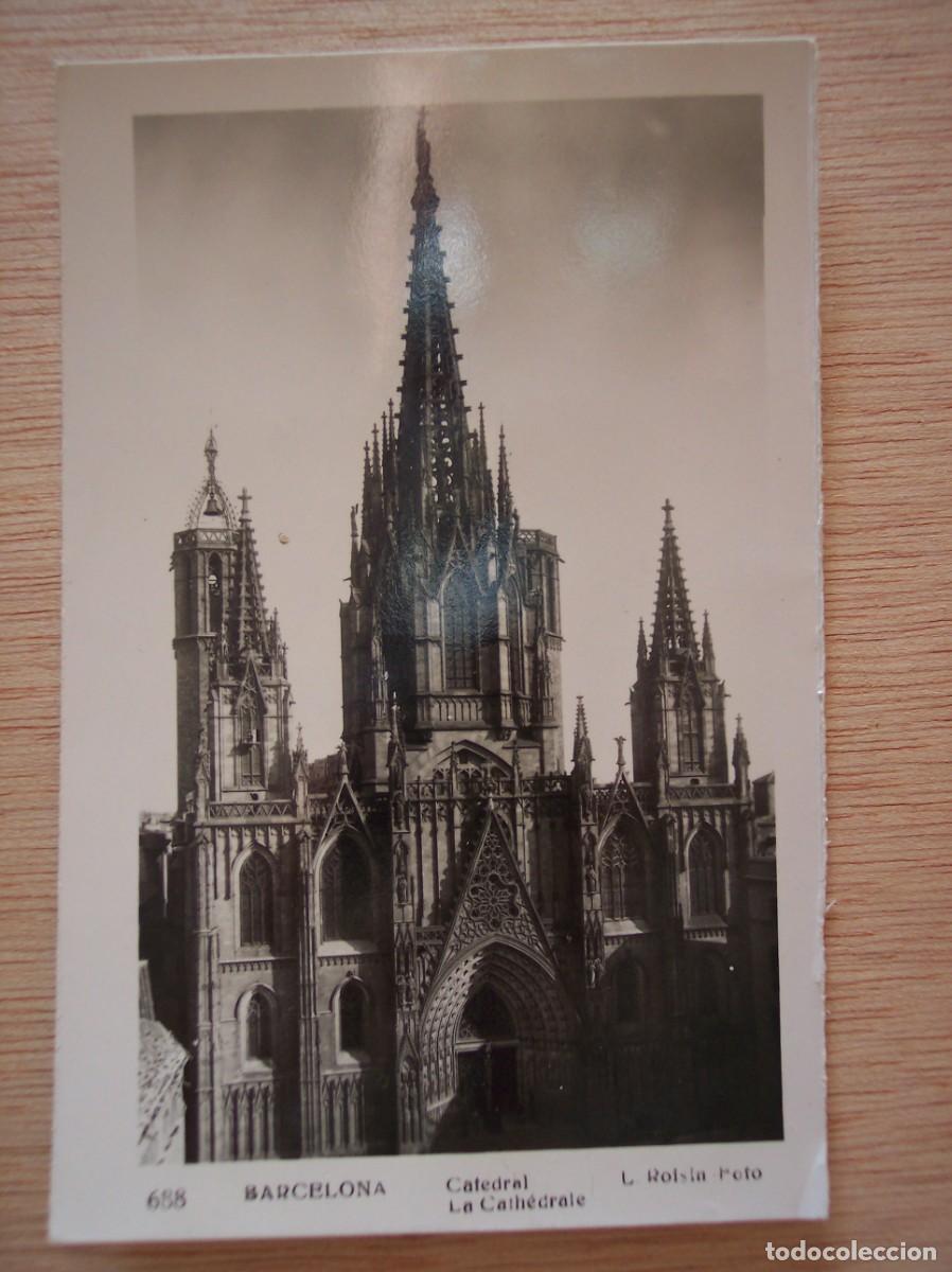Postales: POSTAL BARCELONA CATEDRAL - Foto 1