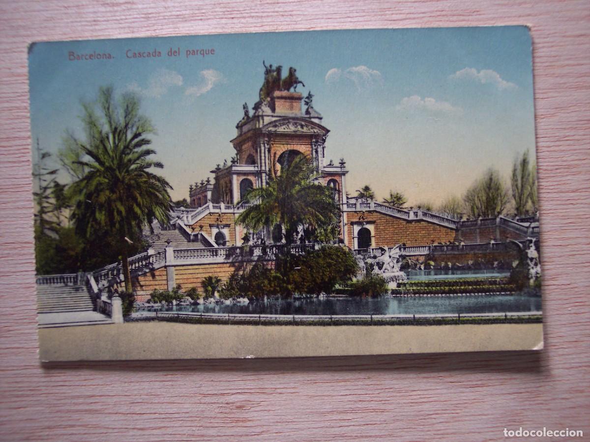 Postales: POSTAL BARCELONA CASCADA DEL PARQUE - Foto 1