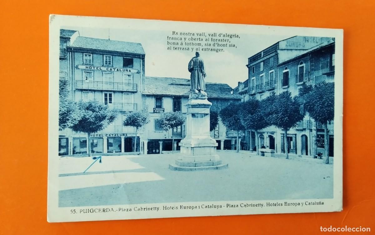 Postales: PUIGCERDA , POSTAL ANTIGUA , BLANCO Y NEGRO - Foto 1