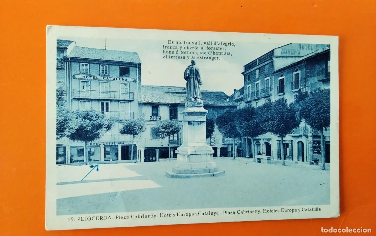 Postales: PUIGCERDA , POSTAL ANTIGUA , BLANCO Y NEGRO - Foto 2