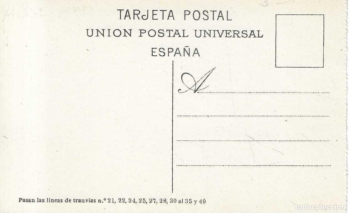 Postales: BARCELONA - RAMBLA DE ESTUDIOS - UNION POSTAL UNIVERSAL - Foto 2