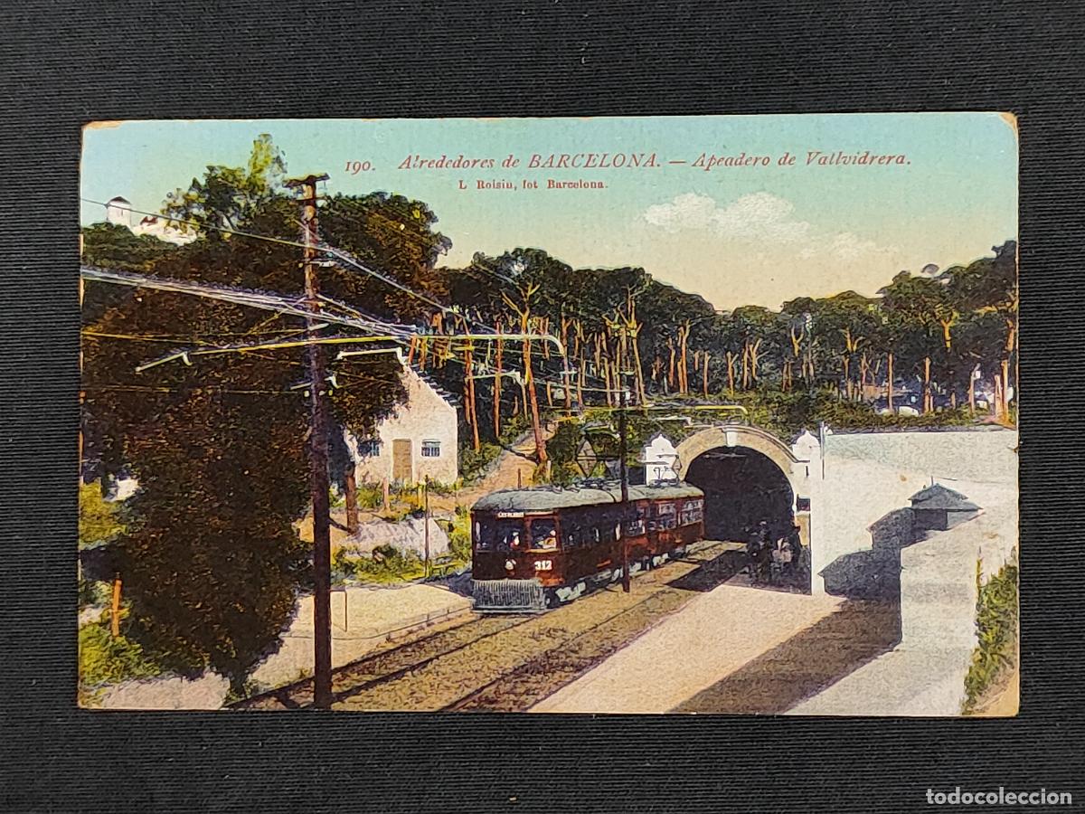 Cartoline: POSTAL - BARCELONA - APEADERO DE VALLVIDRERA -