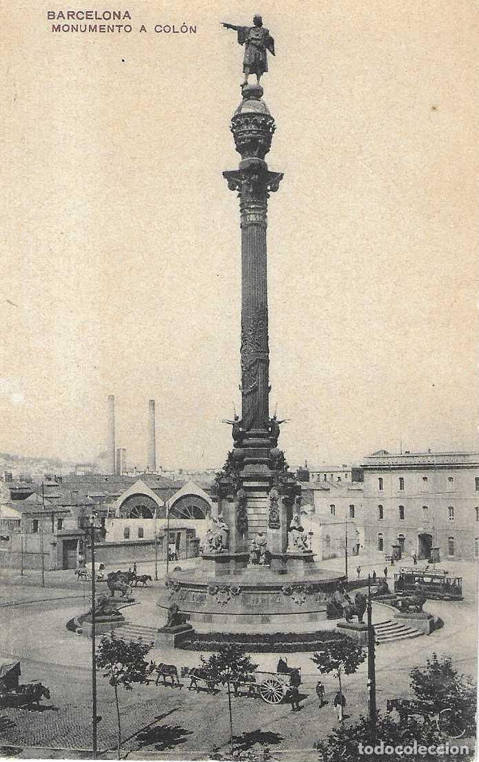 Postales: BARCELONA - MONUMENTO A COL&Oacute;N - Foto 1