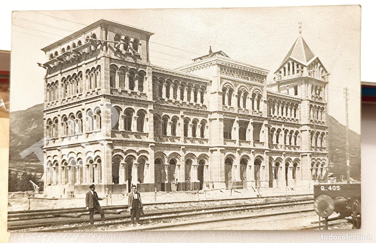 Postales: Estaci&oacute; nova de Ripoll - Estaci&oacute; Transpirinenca - Construcci&oacute; edifici - Foto 1