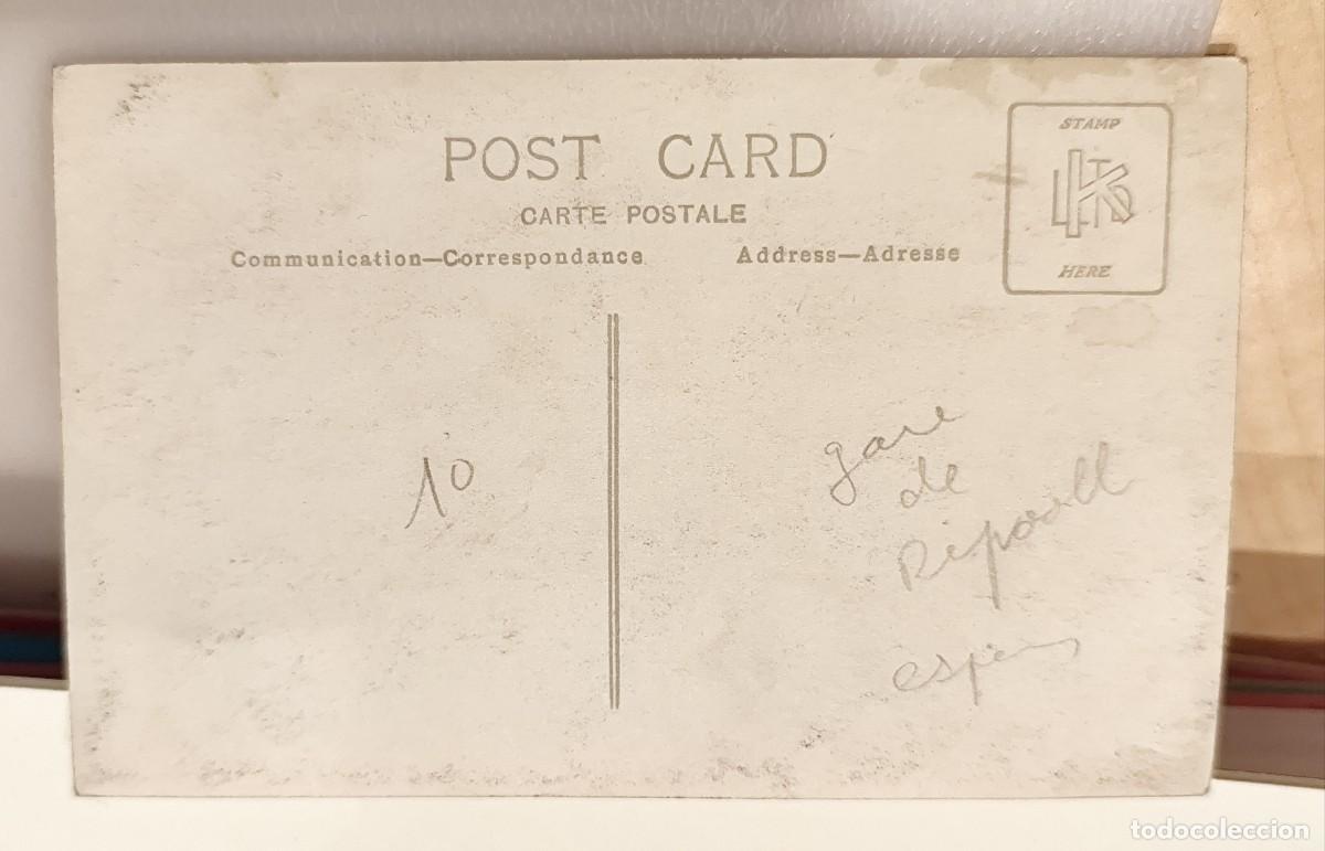 Postales: Estaci&oacute; nova de Ripoll - Estaci&oacute; Transpirinenca - Construcci&oacute; edifici - Foto 2