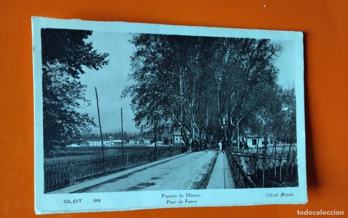 Postales: OLOT, POSTAL ANTIGUA , BLANCO Y NEGRO - Foto 2
