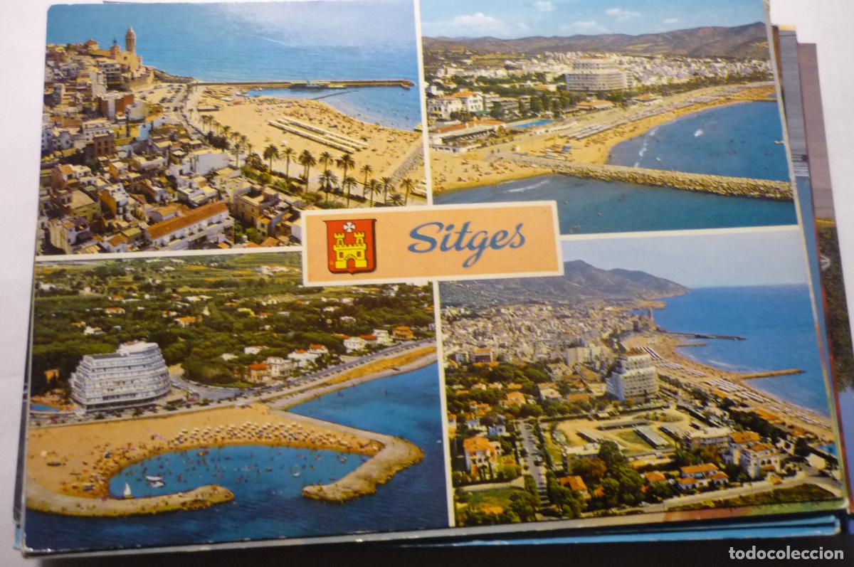 Postales: postal sitges diversos aspectos escrita - Foto 1