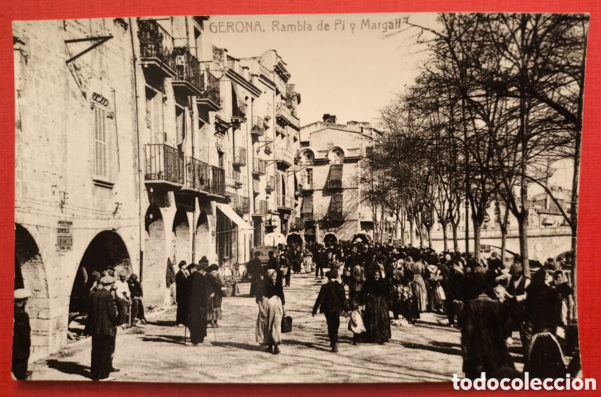 Cartoline: GIRONA RAMBLA P&Iacute; I MARGALL POSTAL ANIMADA