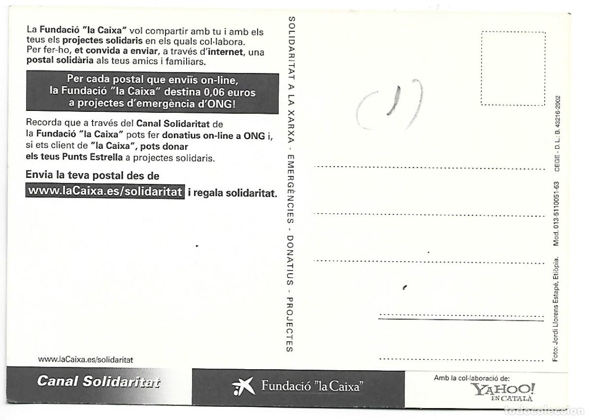Postales: PUBLICIDAD DE LA &rdquo; FUNDACIO LA CAIXA &rdquo;.- BARCELONA - Foto 2