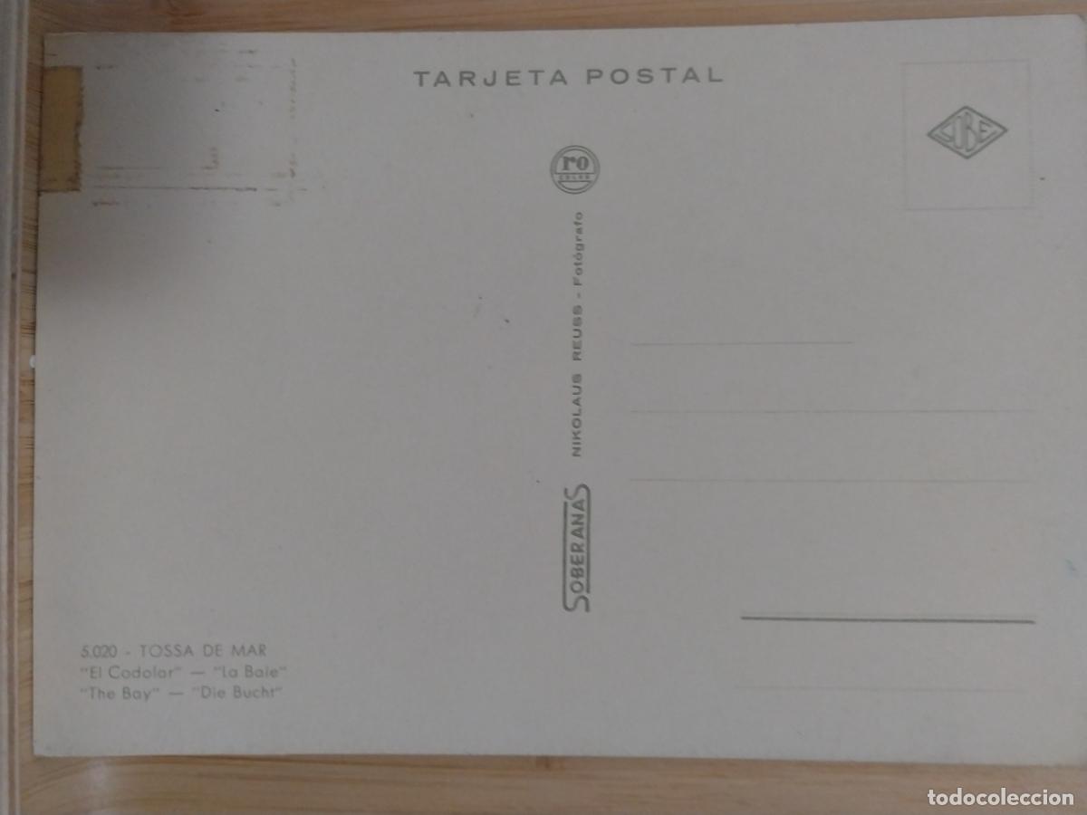 Postales: TOSSA DE MAR EL CODOLAR ED SOBERANAS 5020 SC ORIGINAL - Foto 2