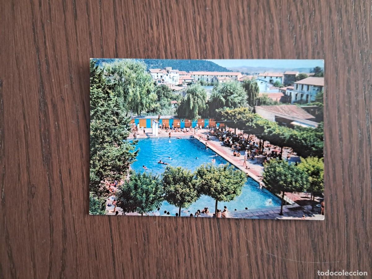 Postcards: postal de Espa&ntilde;a, piscina azul, Capellades n&ordm; 5. escrita.