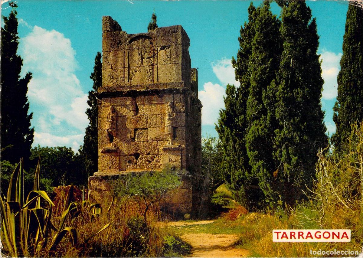 Postkarten: Postal Costa Dorada TARRAGONA - Torre de los Escipiones Monumento Romano