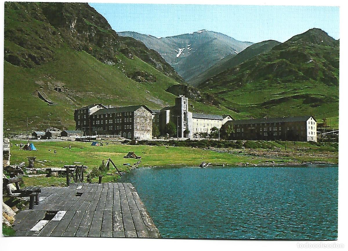 Postales: EMBARCADERO DEL LAGO.- SANTUARIO DE NURIA