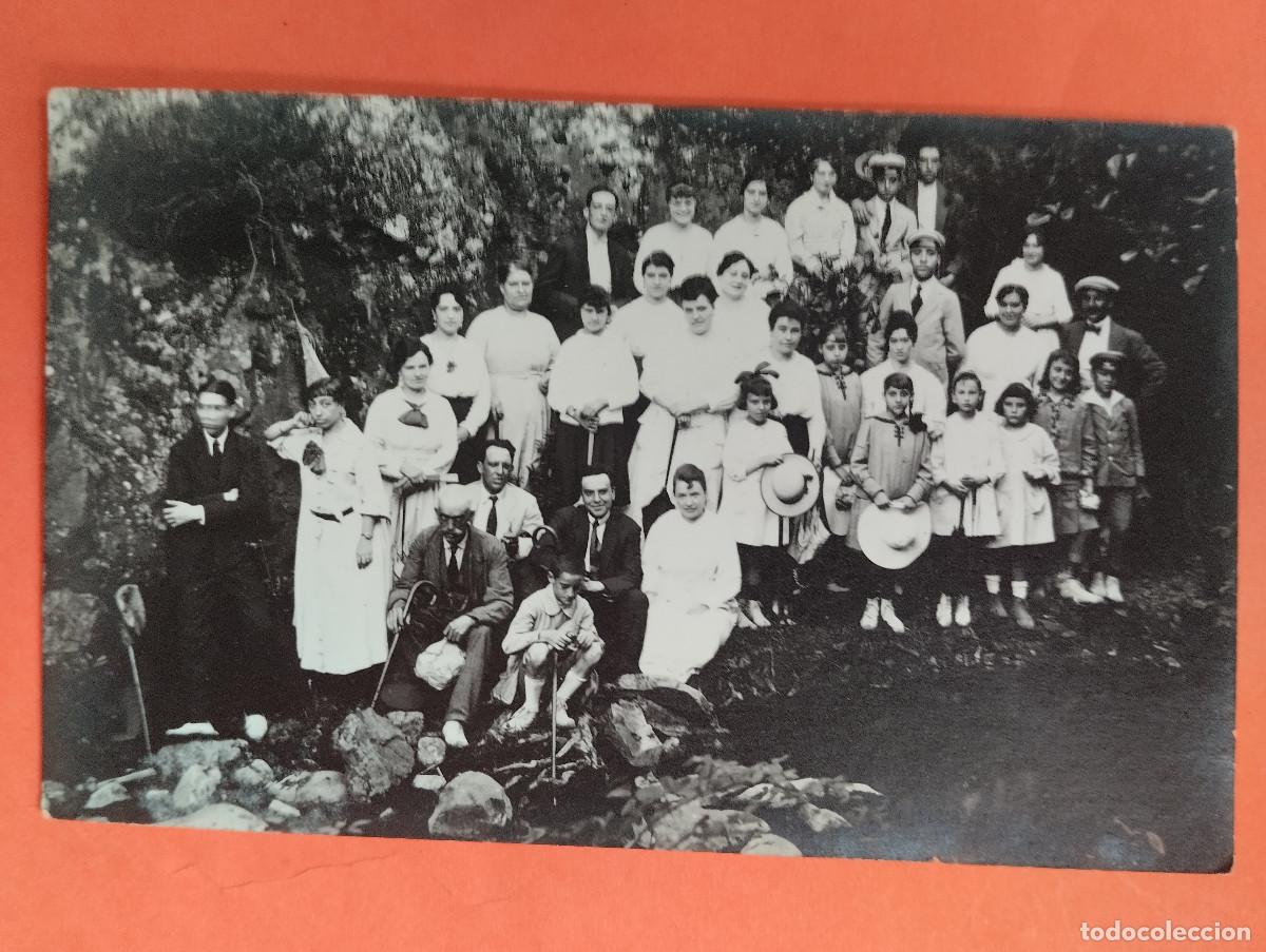 Postales: POSTAL FOTOGRAFICA DE AIGUAFREDA. AYGUAFREDA. GRUPO. A&Ntilde;O 1917