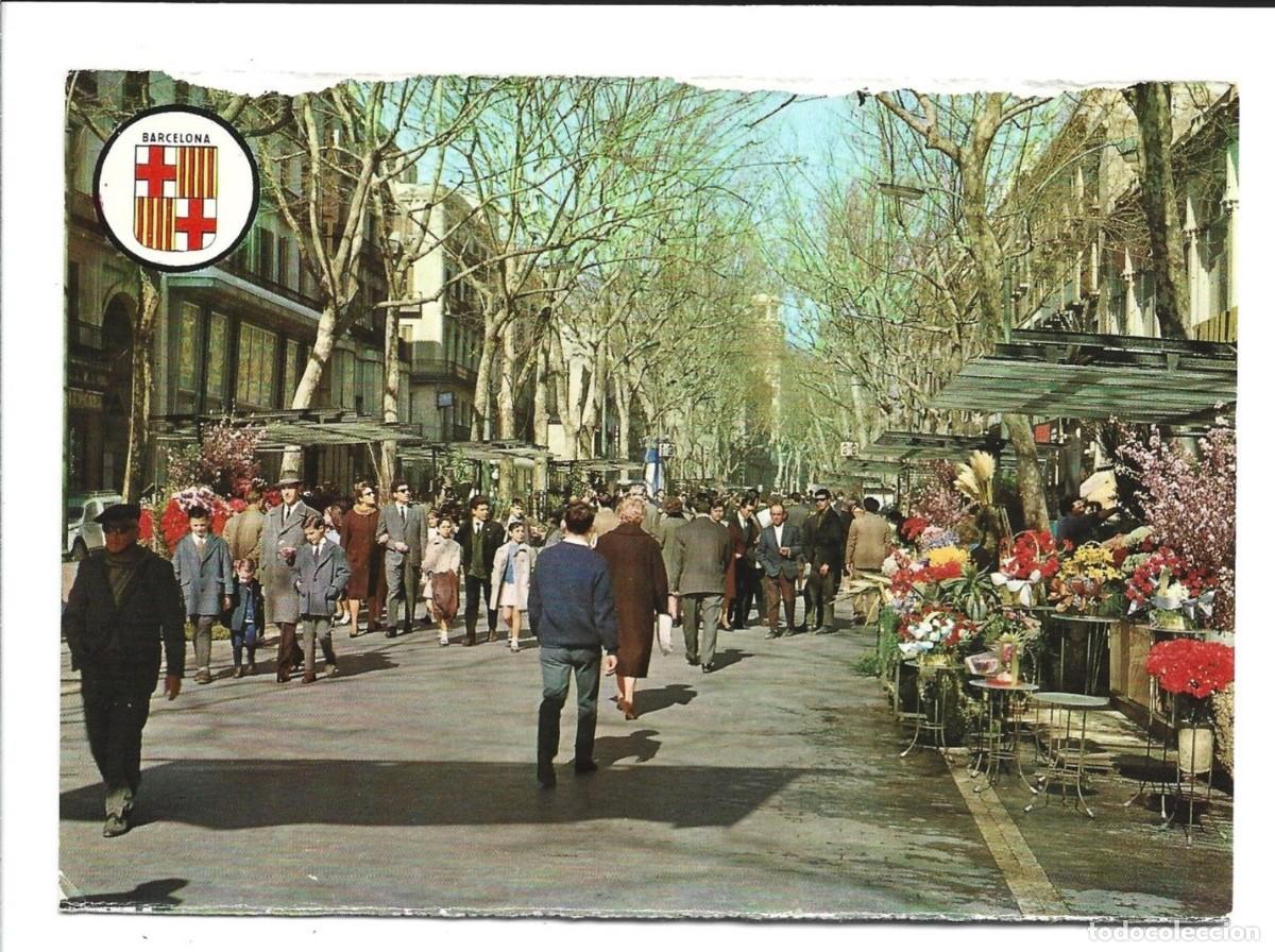 Postales: RAMBLA DE LAS FLORES.- BARCELONA - Foto 1