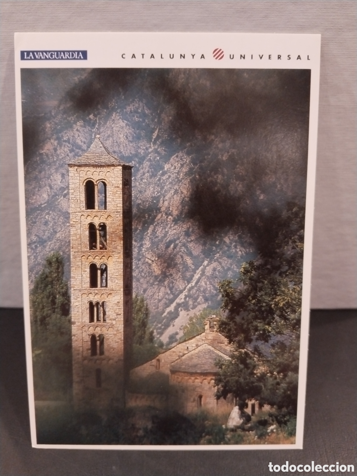 Postales: Postal de Barruera. Alta Ribagor&ccedil;a. Sant Climent de Ta&uuml;ll, Torre-Campanario