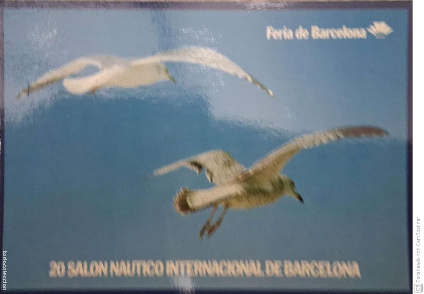 Postais: Feria de Barcelona. 20 sal&oacute;n N&aacute;utico Internacional de Barcelona. Dorso con matasello 16.ENE.82 + Vi&ntilde;
