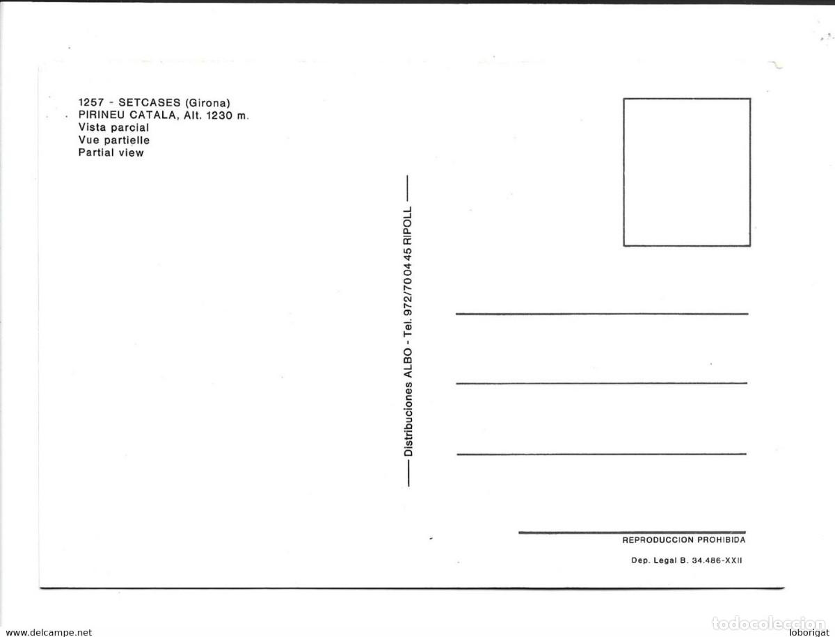 Postales: VISTA PARCIAL - PARTIAL VIEW.- SETCASES / GIRONA - Foto 2