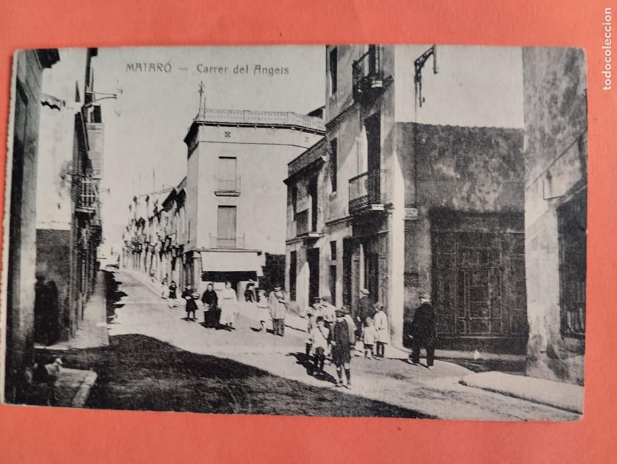 Postales: MATARO CARRER DEL ANGELS - Foto 1