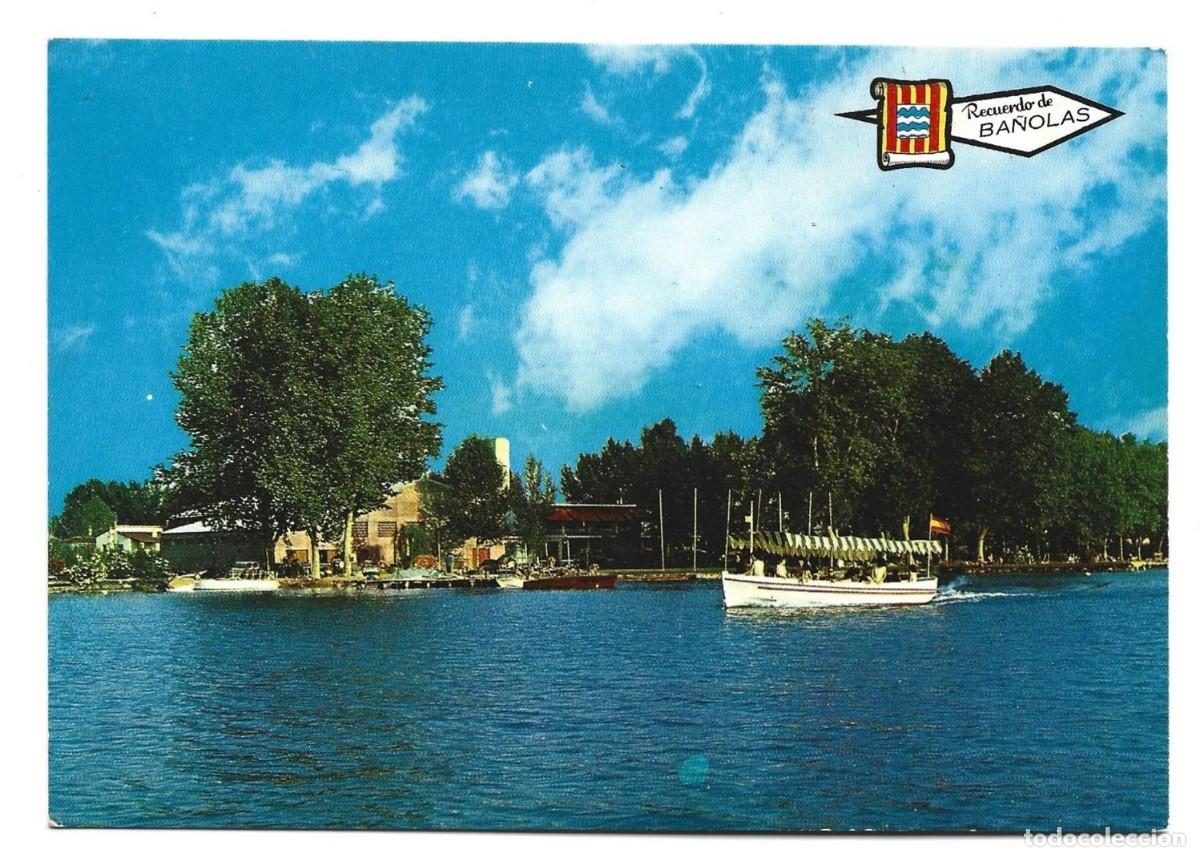 Postales: VIAJES EN EL LAGO CON MOTORAS PESQUERA.-BA&Ntilde;OLAS
