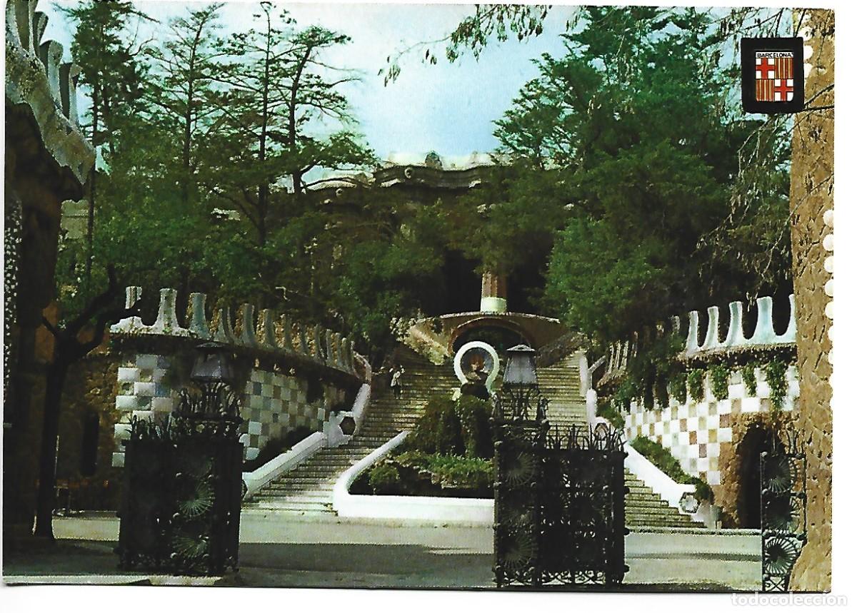 Postales: PARQUE GUELL (GAUDI).- BARCELONA - Foto 1