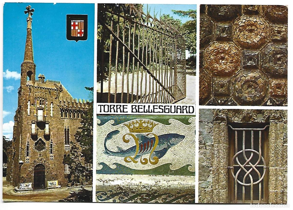 Postales: TORRE BELLESGUARD.- BARCELONA - Foto 1