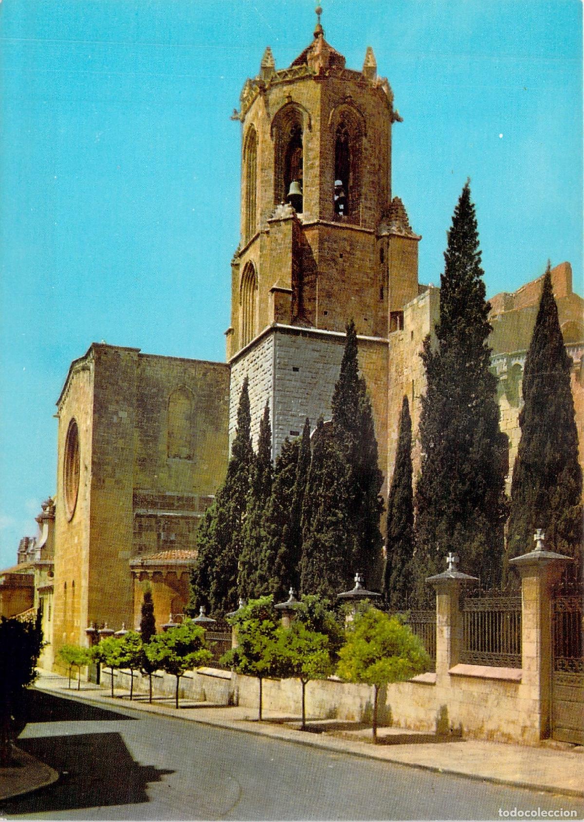 Cartoline: Postal Tarragona: Campanario y &Aacute;bside de la Catedral, Costa Dorada