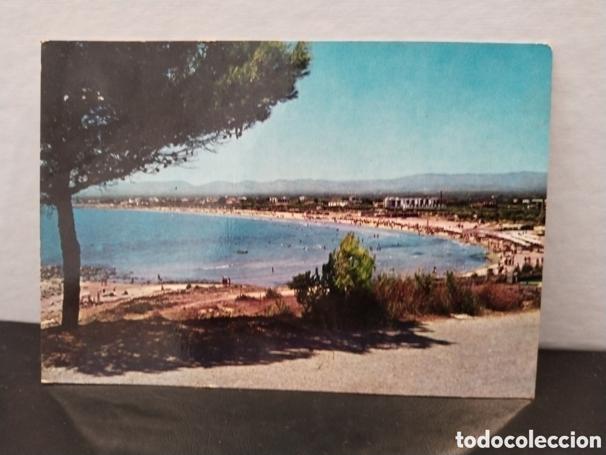 Cartoline: Postal de Salou. Vista panor&aacute;mica de la playa