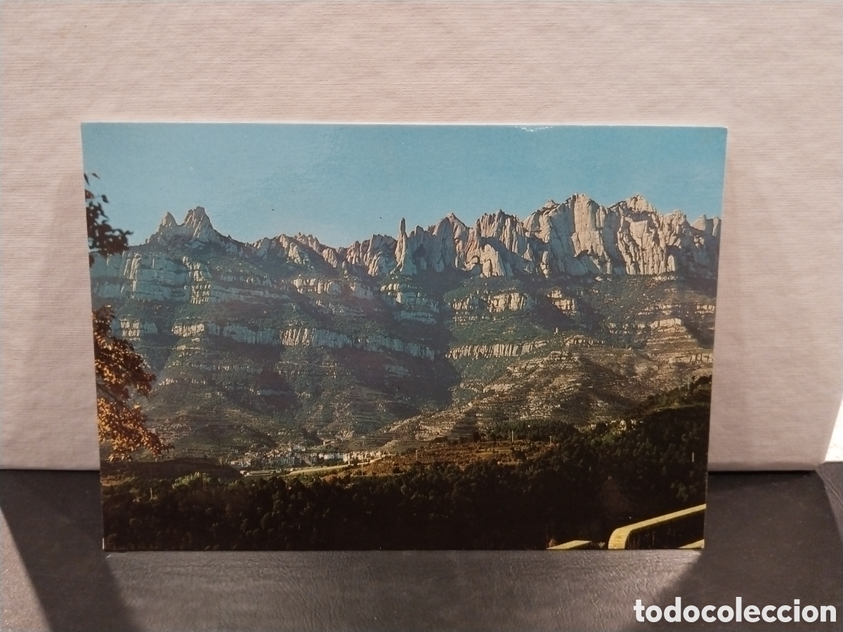 Cartoline: Postal de Montserrat. Vista de la Monta&ntilde;a y Monistrol
