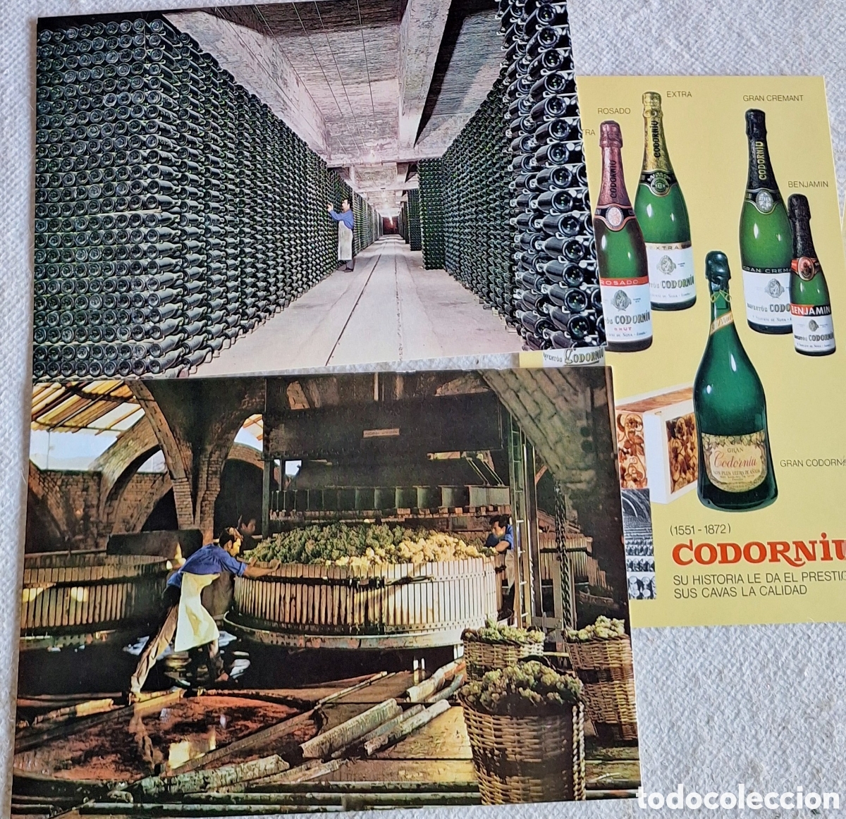 Postales: Juego 6 tarjetas postales de Codorniu - Foto 3