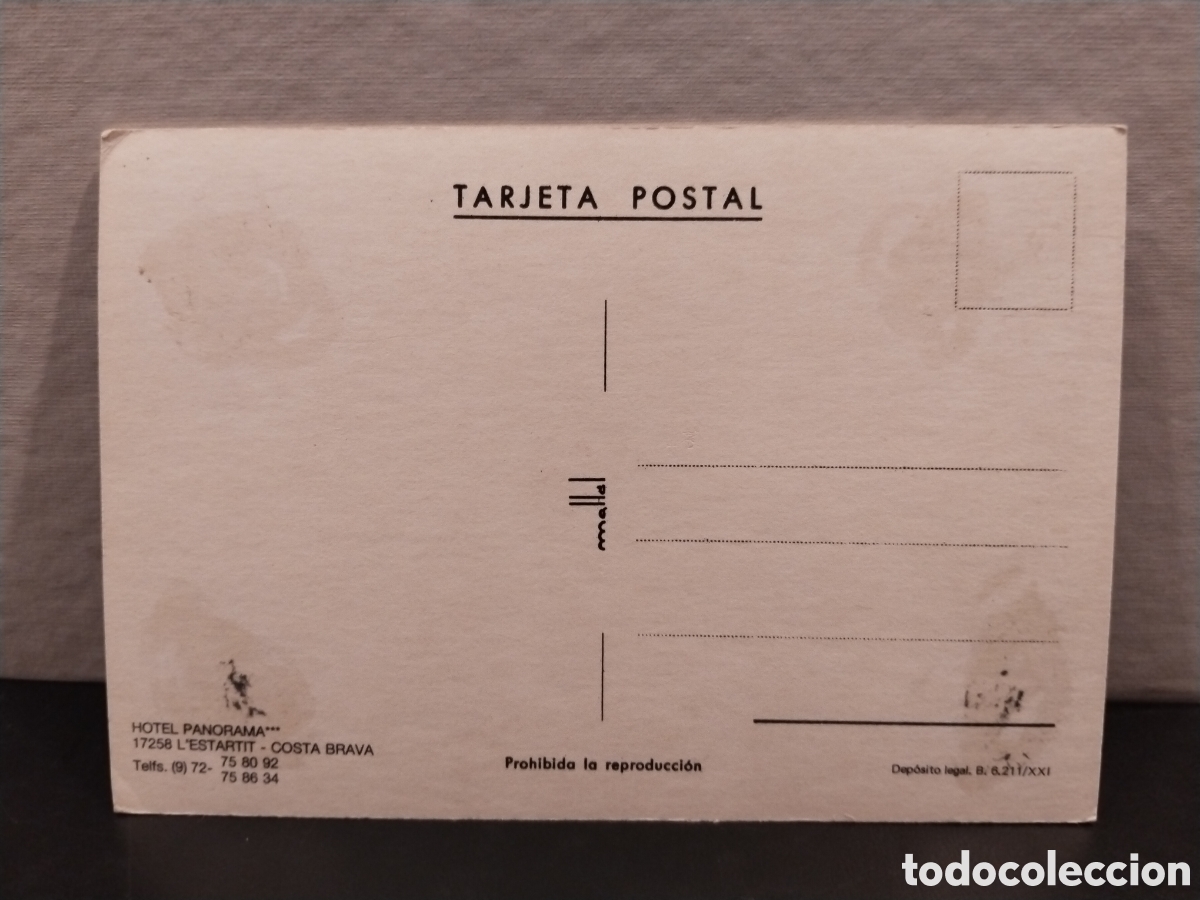 Postales: Postal de lEstartit. Hotel Panorama - Foto 2