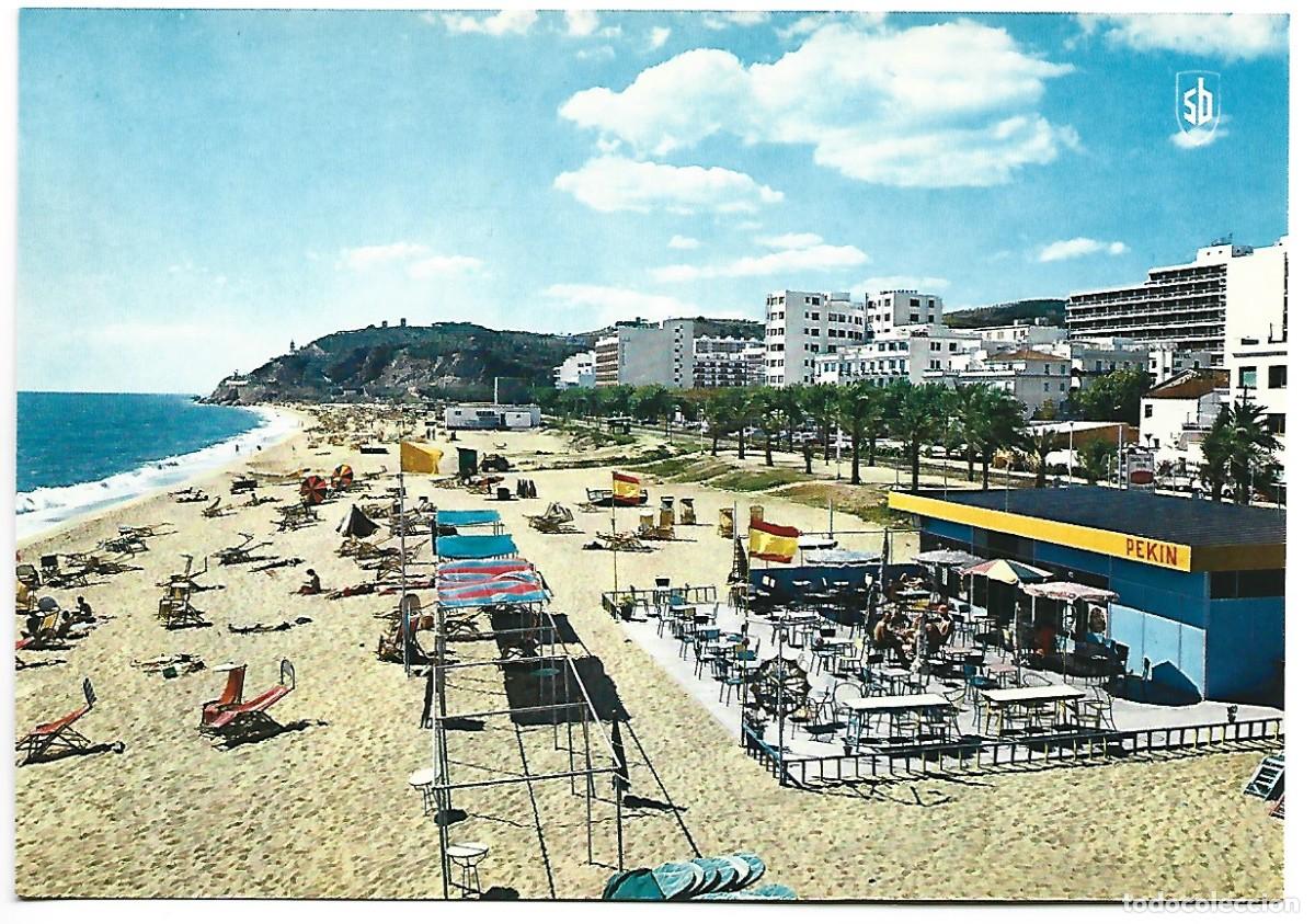 Postales: PLAYA.- CALELLA DE LA COSTA - Foto 1