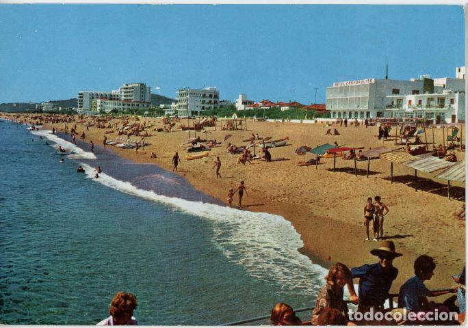 Postcards: m011063 platja d' aro la playa 1964 zerkowitz n&ordm;42 circulada hotel cosmopolita