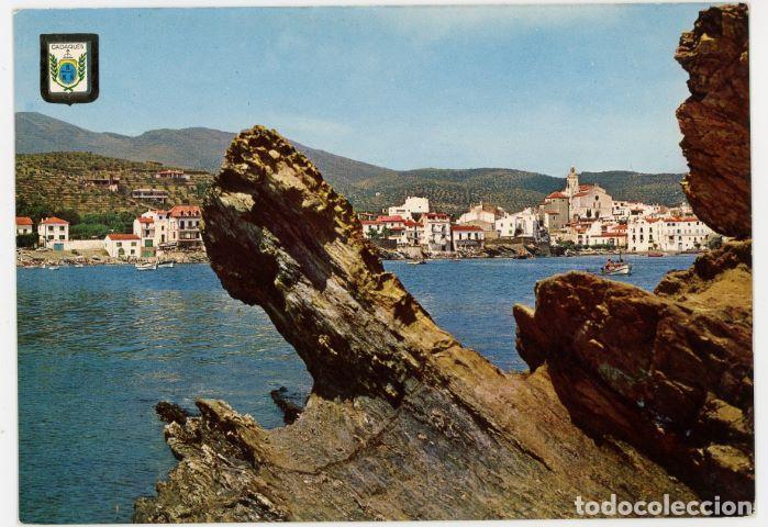 Cartoline: m011073 Cadaques Vista Parcial 1964 Escudo De Oro N&ordm;1023 sc