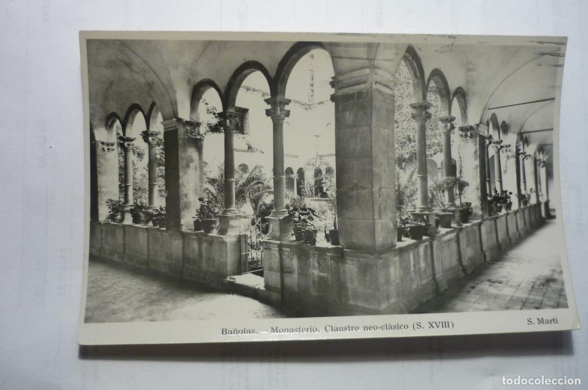 Postales: POSTAL BA&Ntilde;OLAS MONASTERIO CLAUSTRO -CIRCULADA CM - Foto 1