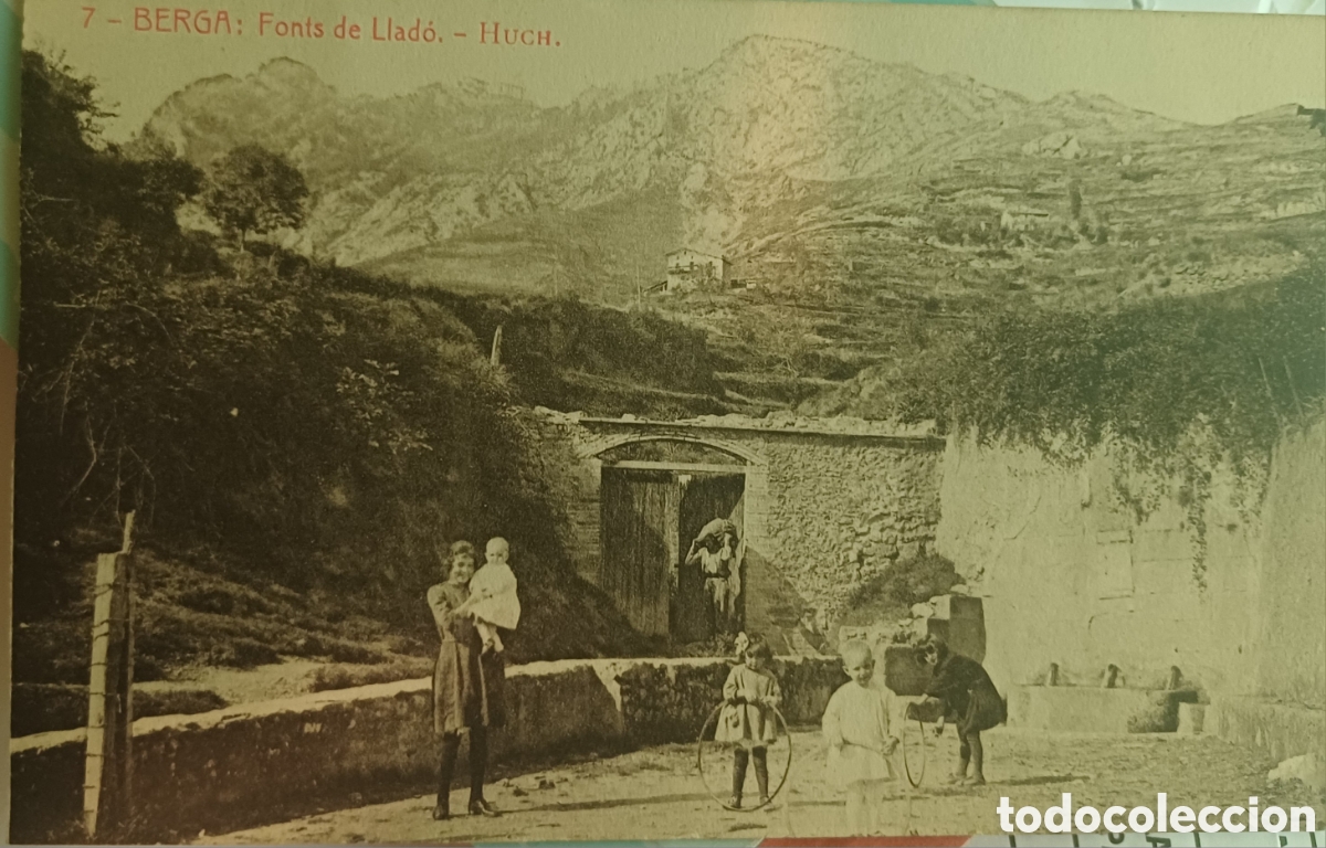 Postales: BERGA POSTAL FONTS DEL LLAD&Oacute; - Foto 1