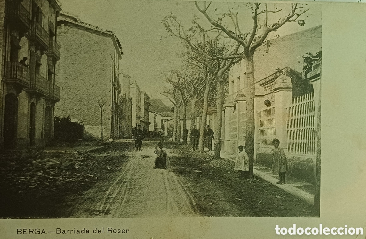 Postales: BERGA POSTAL CAM&Iacute; DEL ROSER - Foto 1