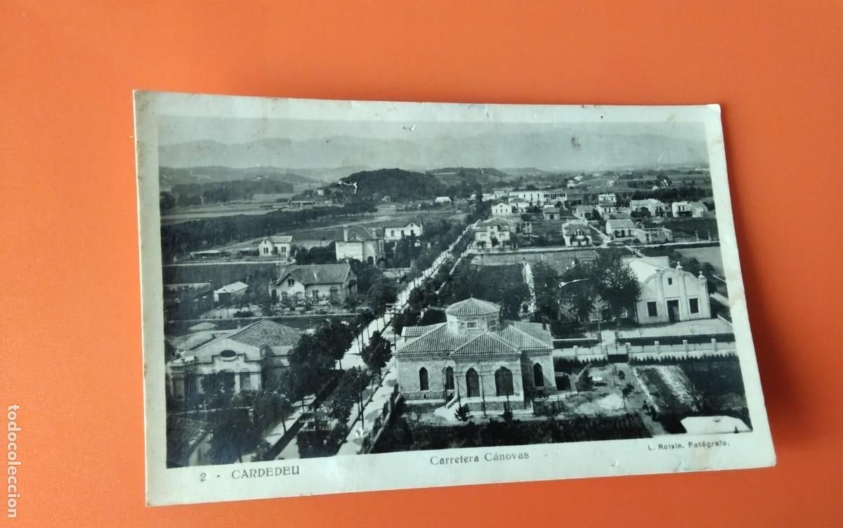 Postales: CARDEDEU POSTAL ANTIGUA , BLANCO Y NEGRO - Foto 1