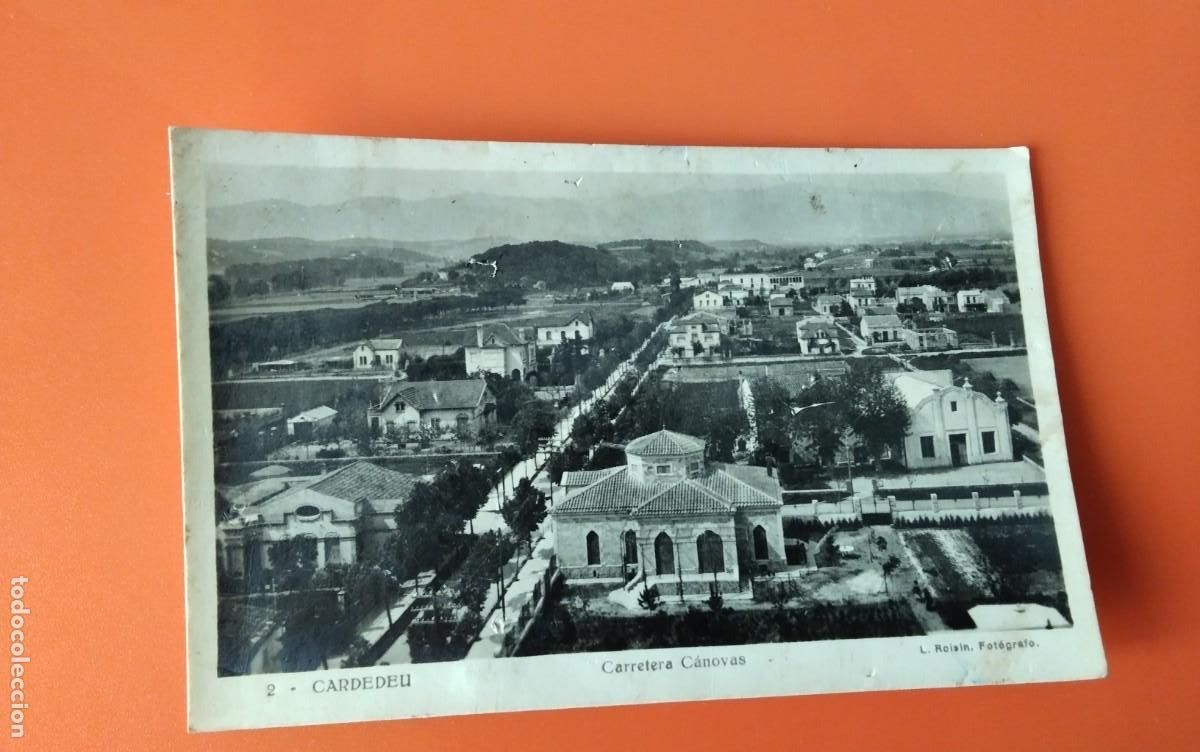 Postales: CARDEDEU POSTAL ANTIGUA , BLANCO Y NEGRO - Foto 2