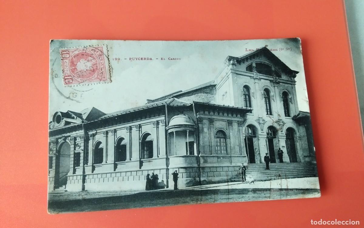 Postales: PUIGCERDA , POSTAL ANTIGUA , BLANCO Y NEGRO - Foto 1