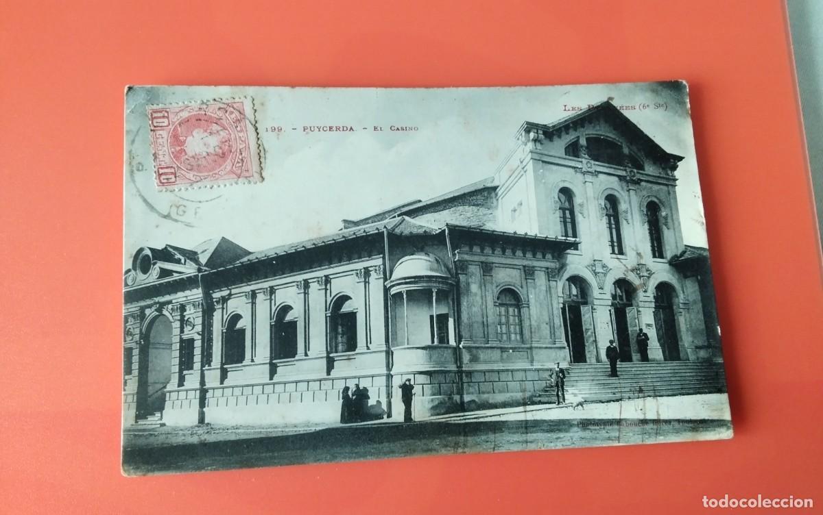 Postales: PUIGCERDA , POSTAL ANTIGUA , BLANCO Y NEGRO - Foto 2