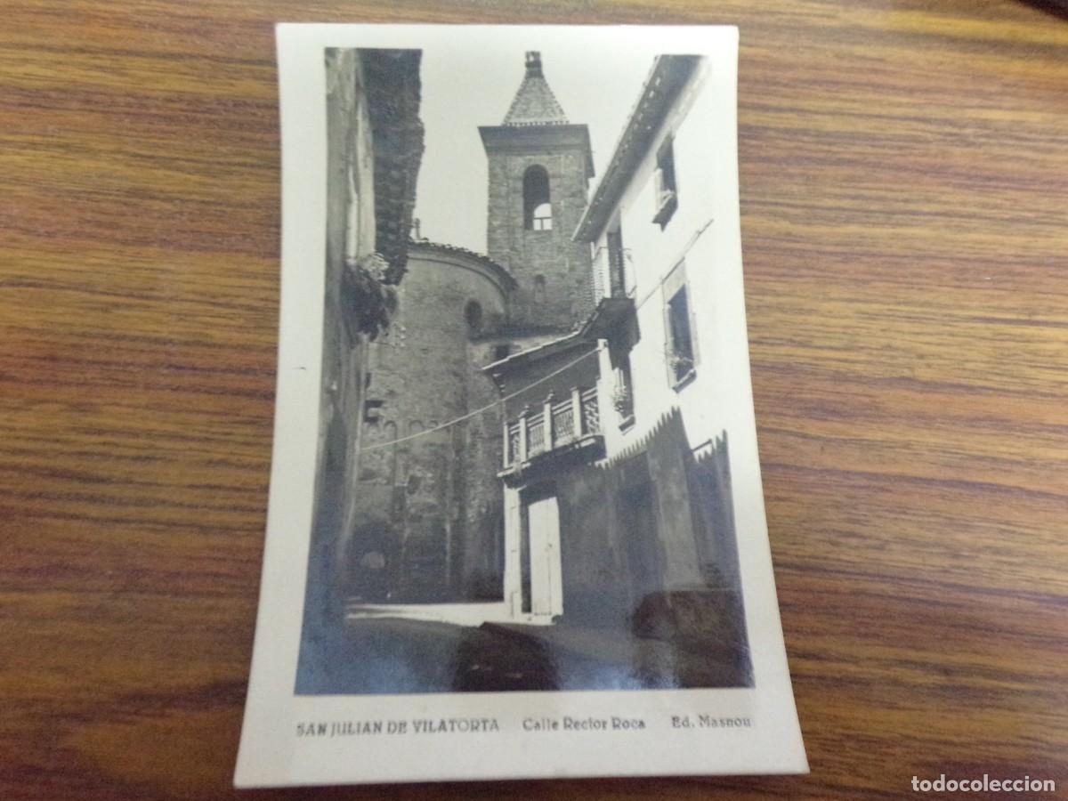 Postales: ESTAMOS LIQUIDANDO. antigua postal de san julian de vilatorrada. calle rector roca. ediciones Masnou