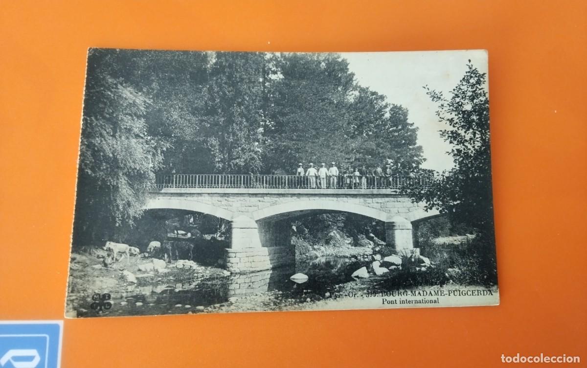 Postales: PUIGCERDA , POSTAL ANTIGUA , BLANCO Y NEGRO - Foto 1