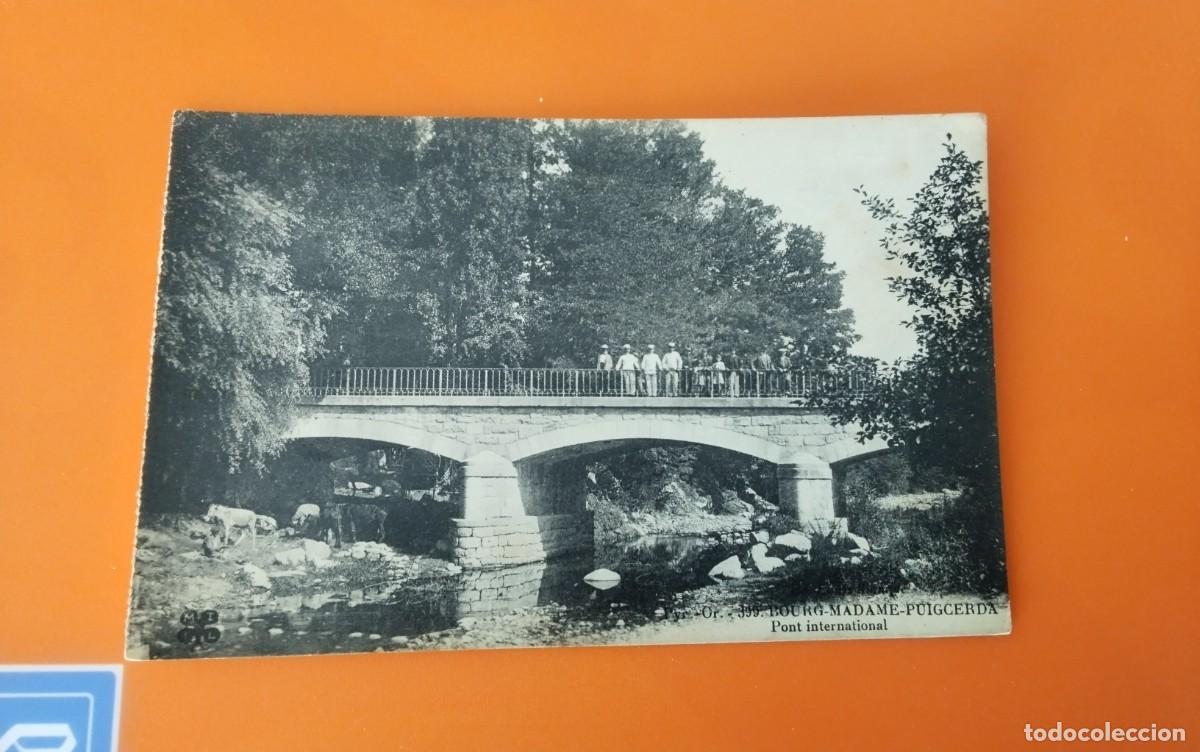 Postales: PUIGCERDA , POSTAL ANTIGUA , BLANCO Y NEGRO - Foto 2