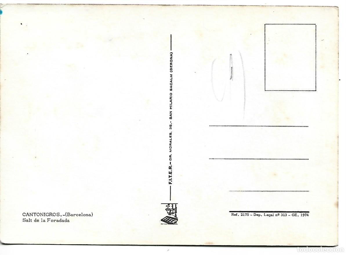 Postales: SALT DE LA FORADADA.- CANTONIGROS / BARCELONA - Foto 2