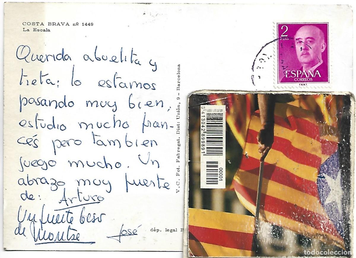 Postales: COSTA BRAVA.- LA ESCALA / GIRONA - Foto 2