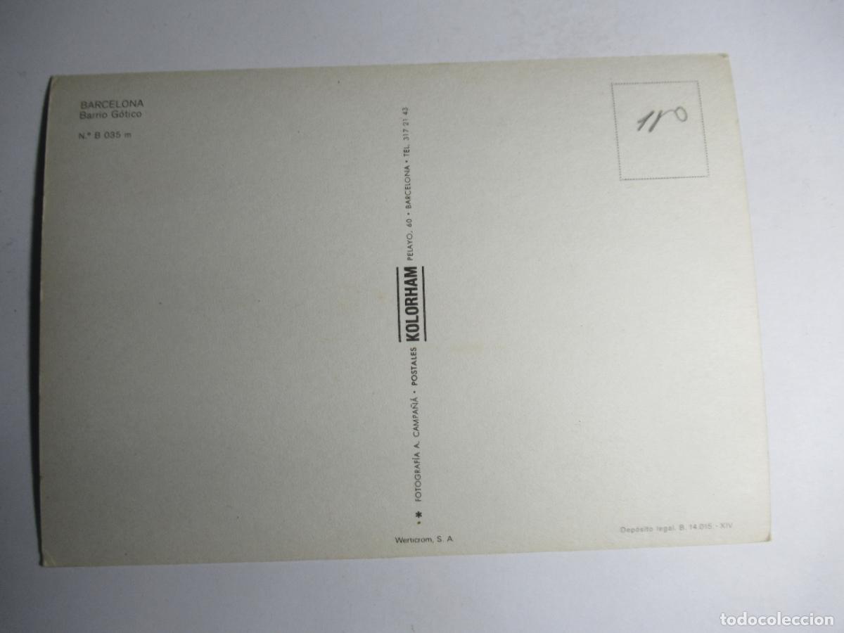 Postales: Barcelona - Barrio G&oacute;tico - Foto 2